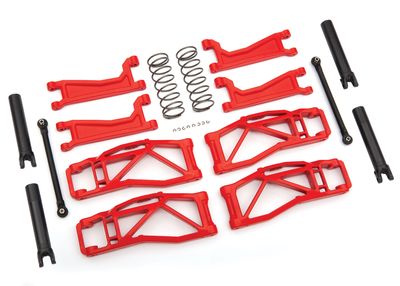 TRA8995R, Traxxas Maxx WideMaxx Suspension Kit (Red)