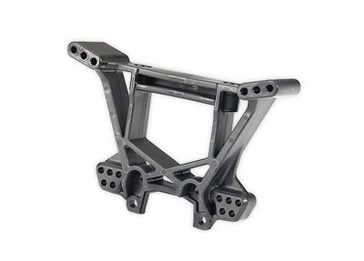Traxxas Shock tower, rear, extreme heavy duty, gray (for use with #9080 upgrade kit)