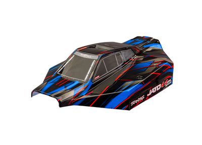 TRA9060-BLUE, Traxxas Body, Jato 4X4 VXL, blue (painted, decals applied)