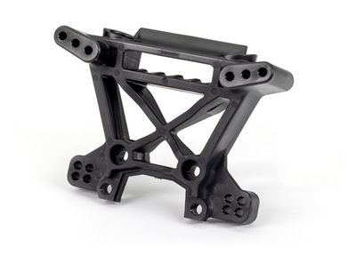 Traxxas Shock tower, front, extreme heavy duty, black (for use with #9080 upgrade kit)