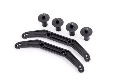 Traxxas Body mounts, front &amp; rear, extreme heavy duty (for use with #9080 upgrade kit)