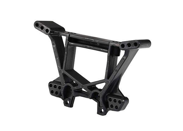 Traxxas Shock tower, rear, extreme heavy duty, black (for use with #9080 upgrade kit)