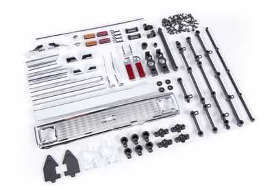 Traxxas Body, Chevrolet Blazer (1972) (clear, requires painting) (includes grille, side mirrors, side trim, door handles, windshield wipers, decals, window masks)