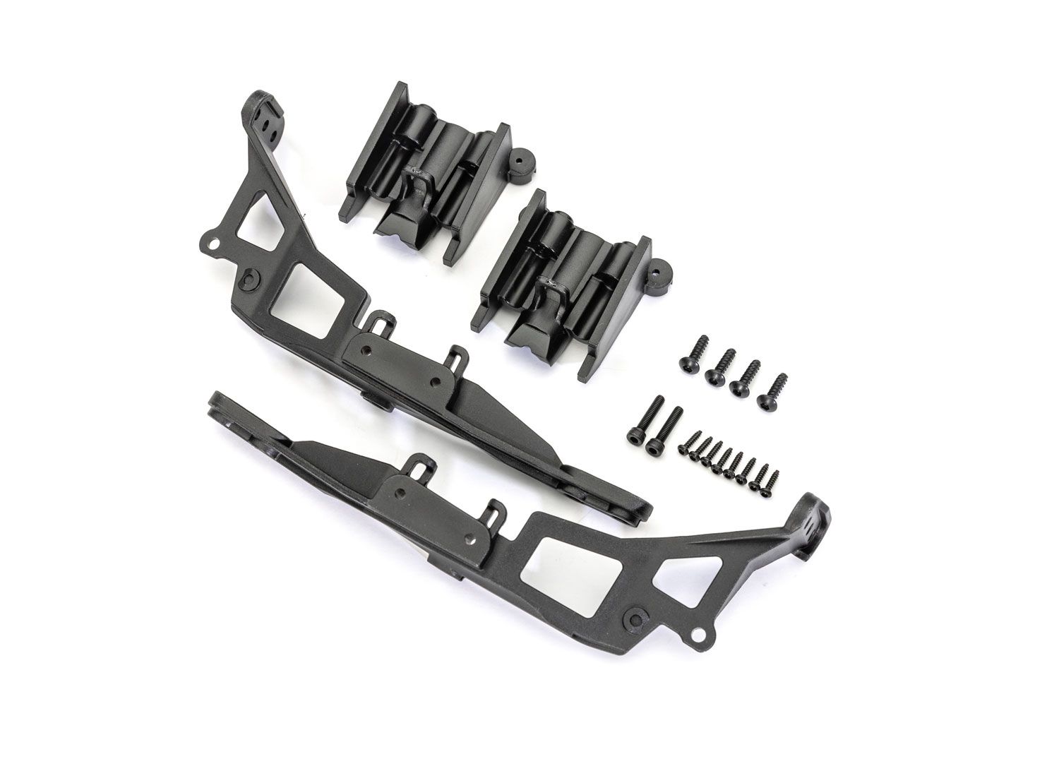 Traxxas Body mounts (front &amp; rear) (left &amp; right)/ 2.6x10mm BCS (4)/ 1.6x8mm BCS (self-tapping) (8)/ 2.5x12mm CS (2) (fits #9129 body)