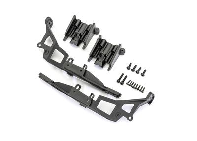 Traxxas Body mounts (front &amp; rear) (left &amp; right)/ 2.6x10mm BCS (4)/ 1.6x8mm BCS (self-tapping) (8)/ 2.5x12mm CS (2) (fits #9129 body)
