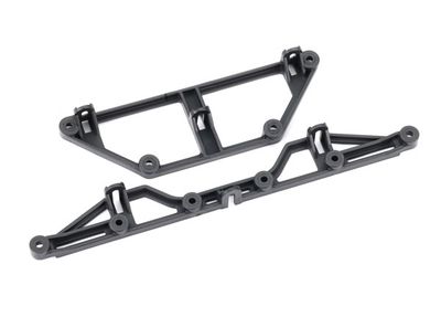 TRA9234, Traxxas Body mounts, front &amp; rear (fits #9230 body)