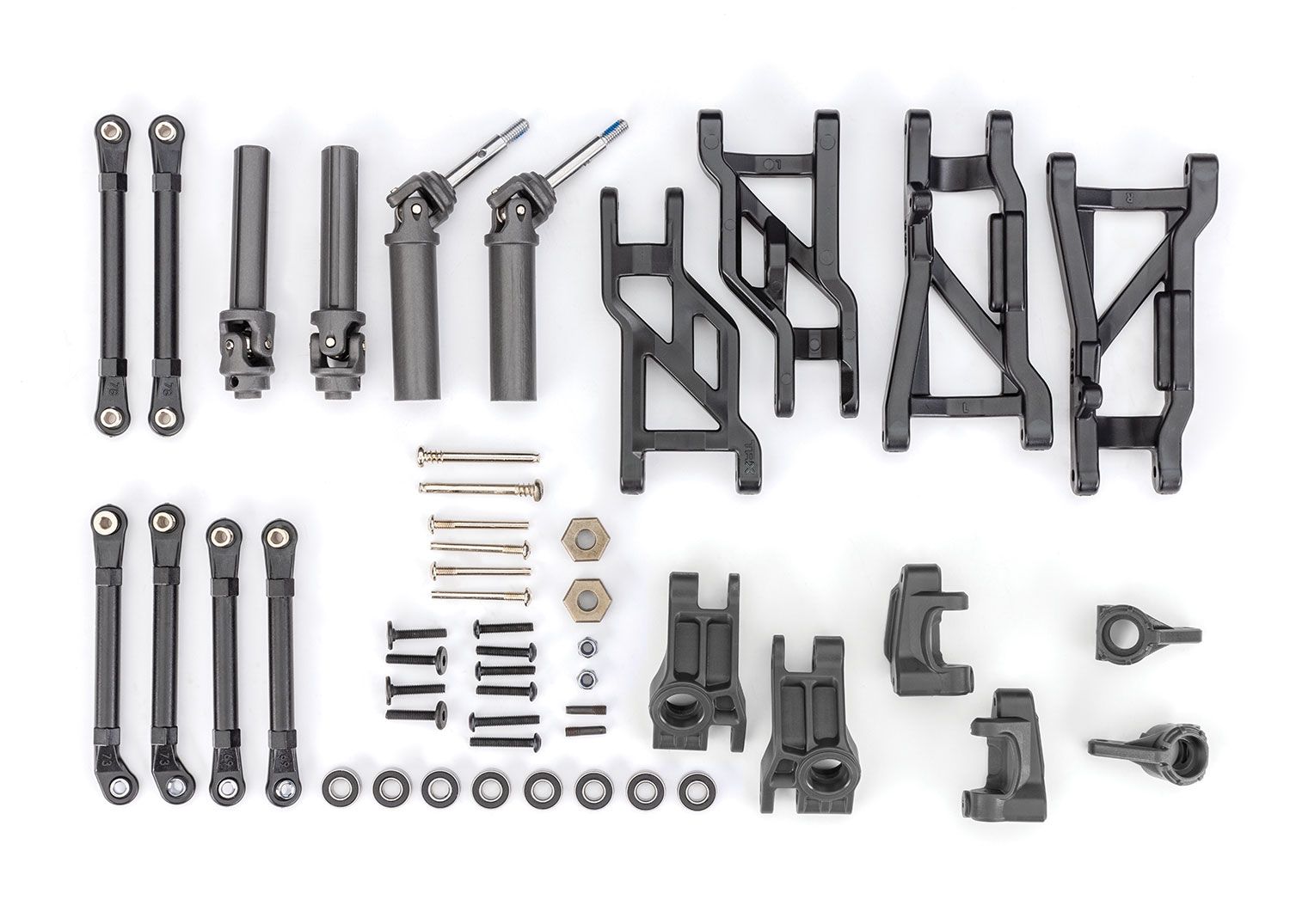 Traxxas Outer Driveline &amp; Suspension Upgrade Kit, extreme heavy duty, black (fits SlashÔøΩ 2WD)