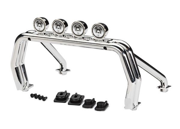 Traxxas Roll bar/ mounts (front (2), rear (left &amp; right))/ 2.6x12mm BCS (self-tapping) (4) (fits #9212 or 9230 series bodies)
