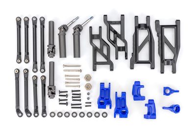 Traxxas Outer Driveline &amp; Suspension Upgrade Kit, extreme heavy duty, black (fits RustlerÔøΩ 2WD or StampedeÔøΩ 2WD)
