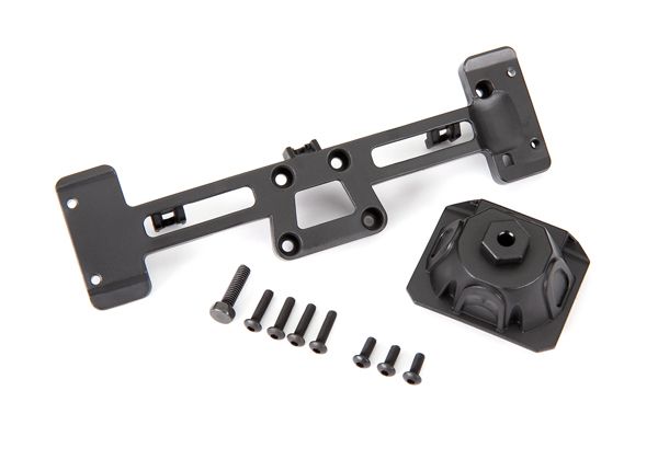 Traxxas Spare tire mount/ mounting bracket/ 3x8 BCS (3)/ 3x12 BCS (4) (fits #9211 body)