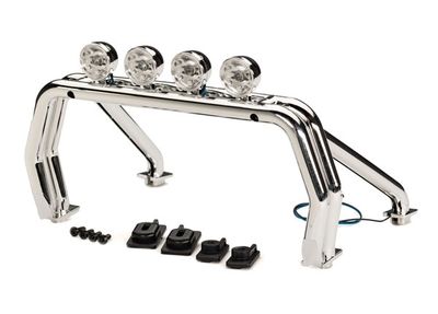 Traxxas Roll bar (assembled with LED lights)/ mounts (front (2), rear (left &amp; right))/ 2.6x12mm BCS (self-tapping) (4) (fits #9212 or 9230 series bodies)