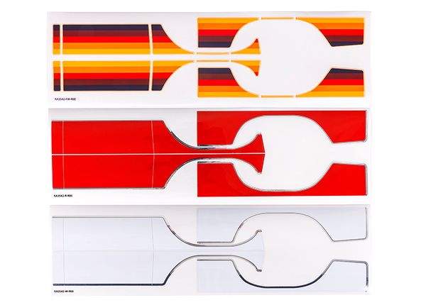 Traxxas Decal sheets, Ford F-150 (1979) (red, white, &amp; freewheel) (fits #9230 body)