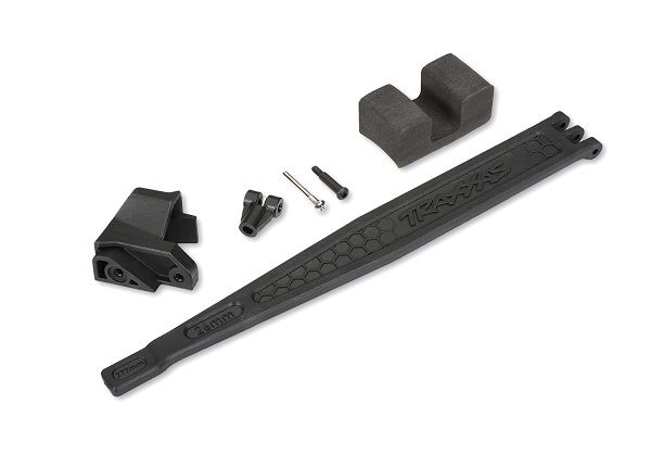 Traxxas Battery hold-down/ battery clip/ hold-down post/ foam spacer/ screw pin (fits #9345 chassis)