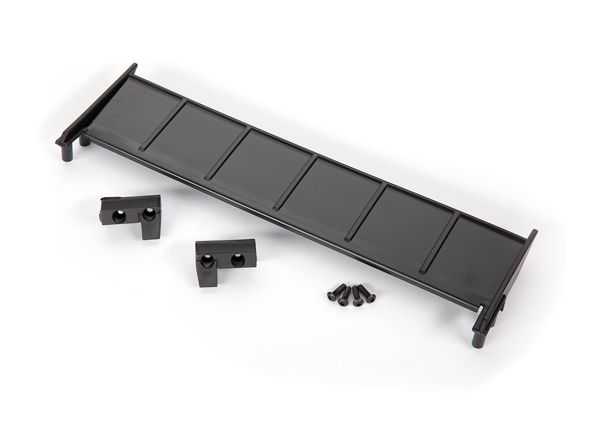 Traxxas Wing/ support/ side plates (left &amp; right)/ 3x10 BCS (4) (fits #9411 series bodies)