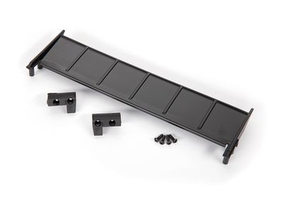 Traxxas Wing/ support/ side plates (left &amp; right)/ 3x10 BCS (4) (fits #9411 series bodies)