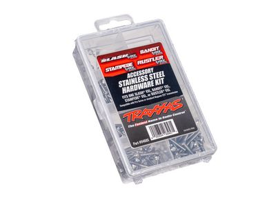 TRA9488X, Traxxas Hardware kit, stainless steel
