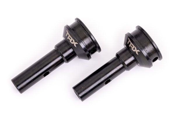 Traxxas Stub axles, hardened steel (2) (for steel constant-velocity driveshafts) (fits SledgeÔøΩ)