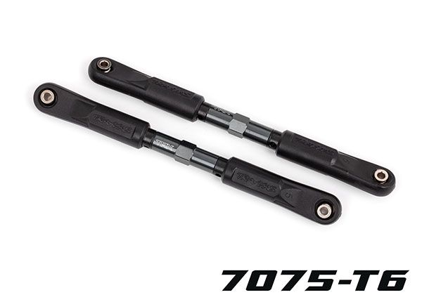 TRA9549A, Traxxas Sledge Aluminum Toe Link Tubes (Titanium) (2)