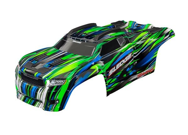 TRA9511-GRN, Traxxas Sledge Green Body