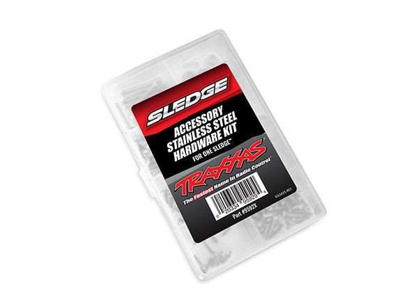 TRA9592X, Traxxas Hardware kit, stainless steel, Sledge (contains all hardware used on Sledge)