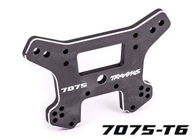 Traxxas Shock tower, front, 7075-T6 aluminum (dark titanium-anodized) (fits SledgeÔøΩ)