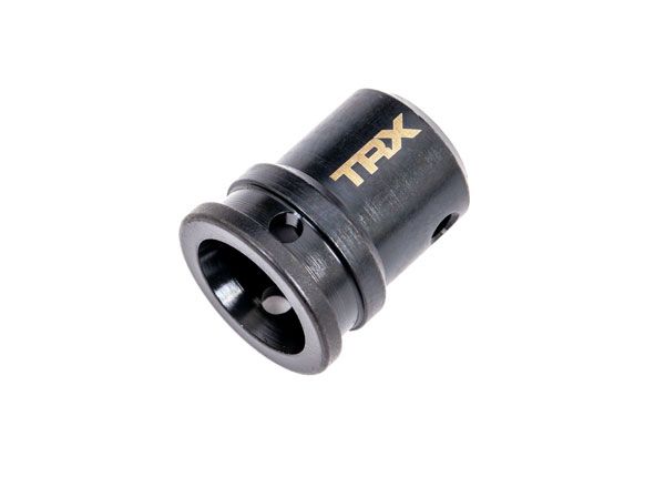 TRA9587X, Traxxas Drive cup, center, front or rear (steel constant-velocity) (1) (fits Sledge)