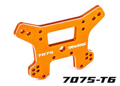 Traxxas Shock tower, front, 7075-T6 aluminum (orange-anodized) (fits SledgeÔøΩ)