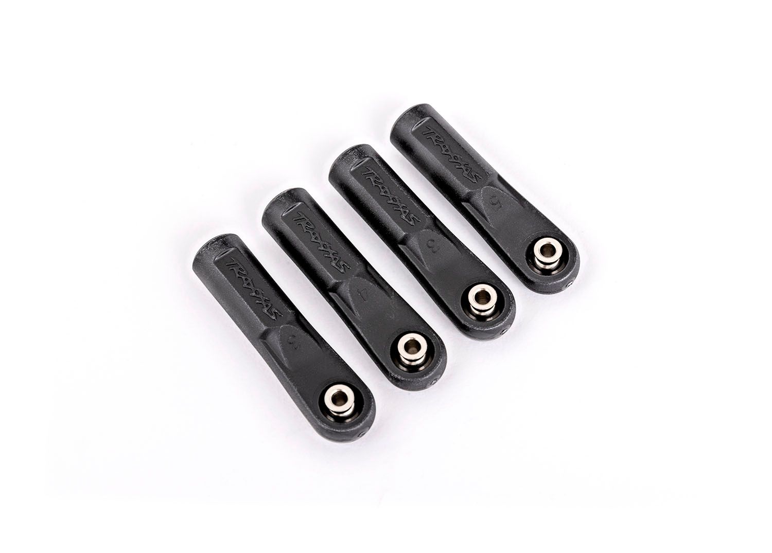 Traxxas Rod ends, standard (4) (assembled with hollow balls) (fits #9547/9548 series aluminum camber links &amp; #9549 series aluminum toe links)