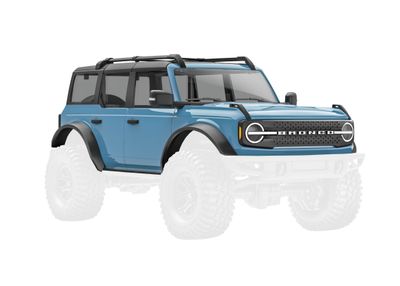 Traxxas Body, Ford Bronco, complete, Area 51 (includes grille, side mirrors, door handles, fender flares, windshield wipers, spare tire mount, &amp; clipless mounting) (requires #9735 front &amp; rear bumpers