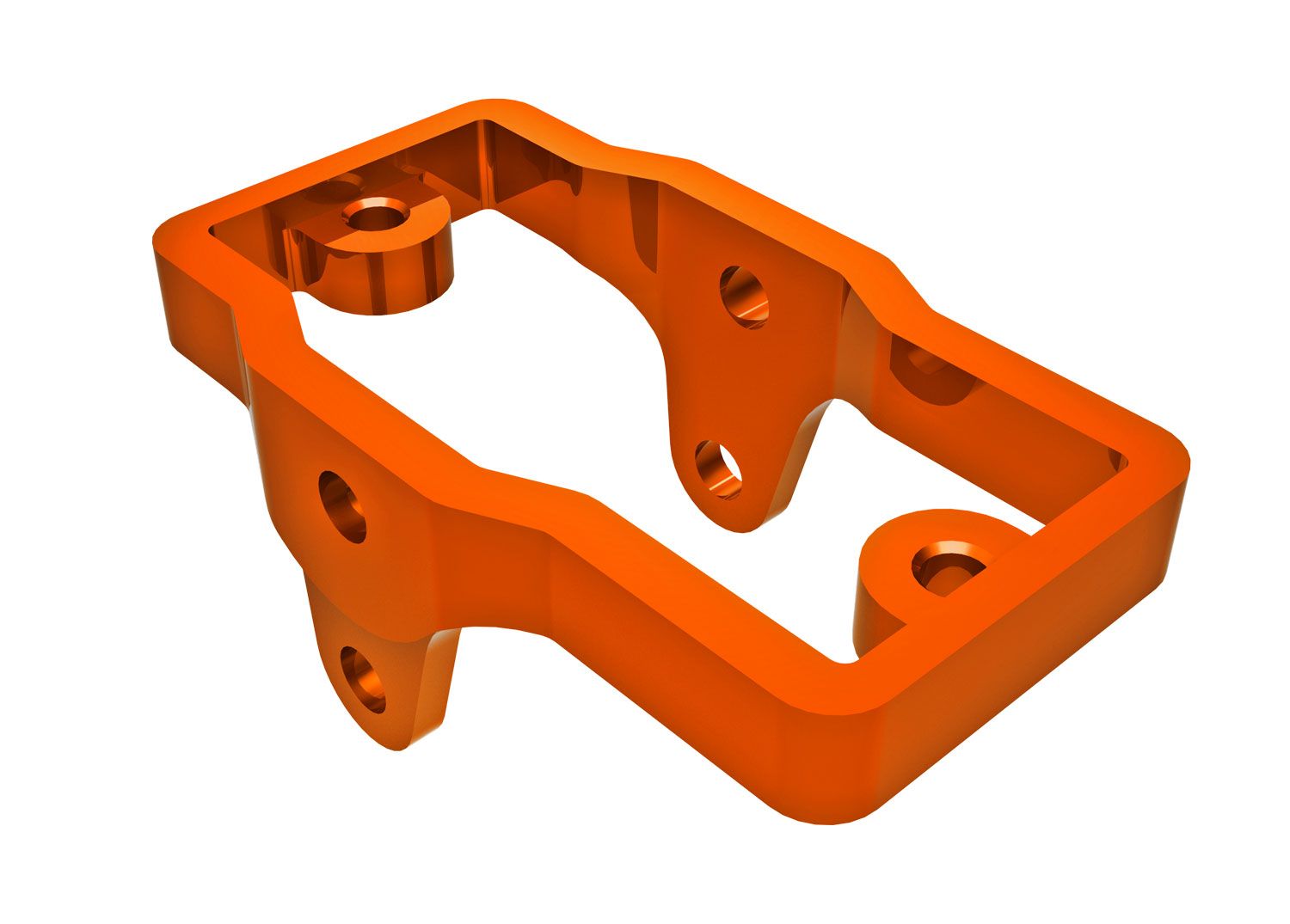 Traxxas Servo mount, 6061-T6 aluminum (orange-anodized)