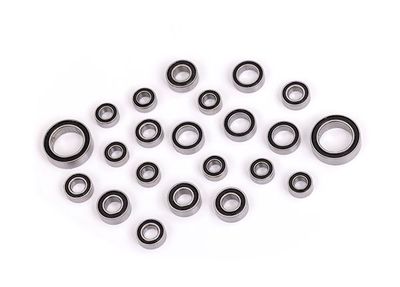 Traxxas Ball bearing kit, black rubber sealed, complete (3x6x2.5mm (8), 5x8x2.5mm (4), 4x8x3mm (4), 8x12x3.5mm (2), 3.5x7x2.5mm (4))