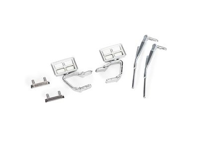 Traxxas Door handles (left &amp; right)/ mirrors, side (left &amp; right)/ windshield wipers (fits #9812 body)