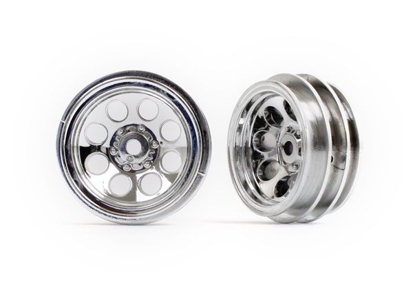 Traxxas Wheels, 1.0" (chrome) (2)