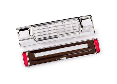 Traxxas Front grille/ tailgate panel (brown)/ LED lenses (rear, left &amp; right) (fits #9812 body)