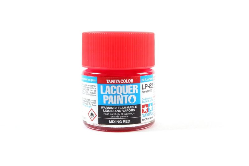 TAM82182, Tamiya LP-82 Lacquer Paint - Mixing Red