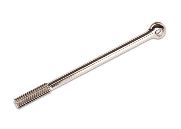 Traxxas Half shaft, external splined (steel-spline constant velocity) (1) (fits 2WD Rustler/Stampede)