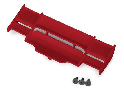 Traxxas Wing, Rustler 4x4 (red)/ 3x8 FCS (3)