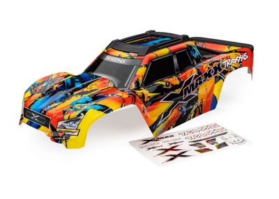 TRA7811X, Traxxas Body, X-Maxx, Solar Flare