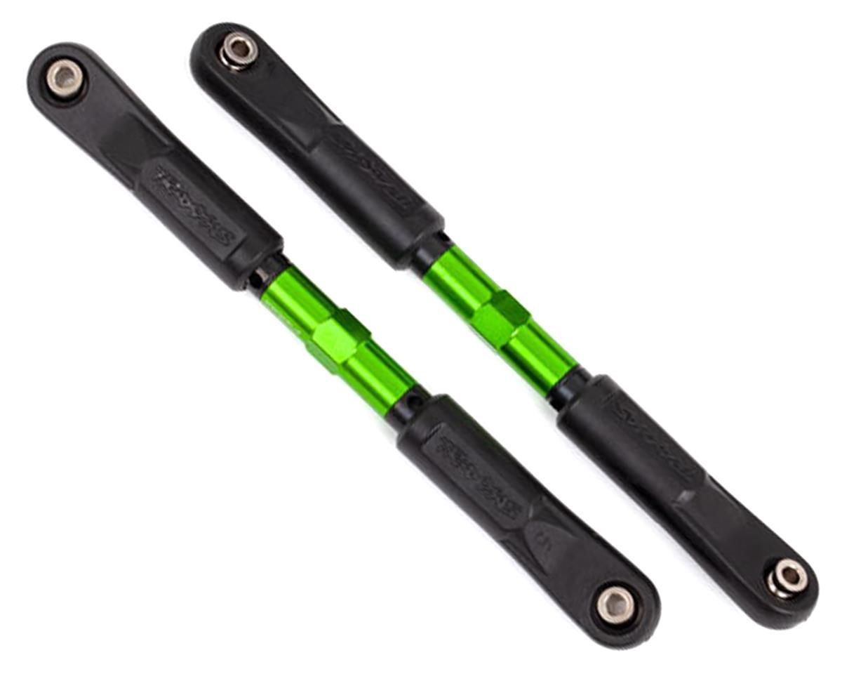 TRA9549G, Traxxas Sledge Aluminum Toe Link Tubes (Green) (2)