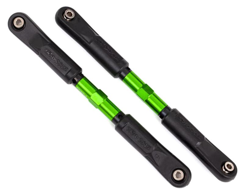 TRA9549G, Traxxas Sledge Aluminum Toe Link Tubes (Green) (2)