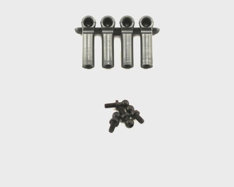 LOSA6025, Ball Studs &amp; Ends, 4-40x.215&quot;