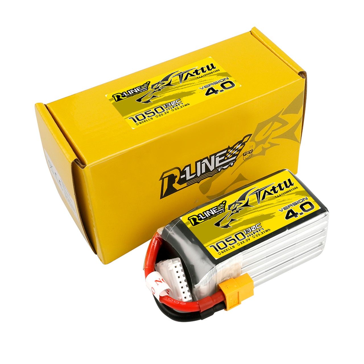 Tattu &quot;R-Line 4.0&quot; 6s LiPo Battery 130C (22.2V/1050mAh)