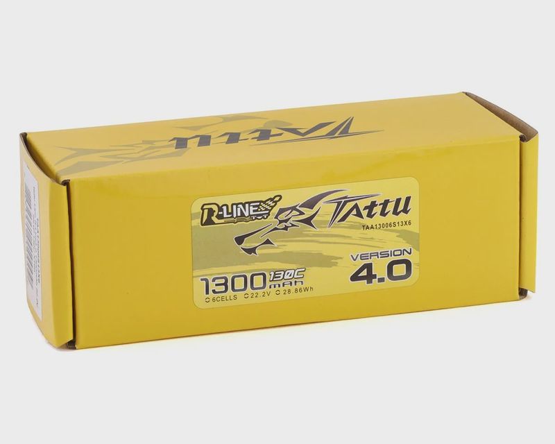 Tattu "R-Line 4.0" 6s LiPo Battery Pack 130C (22.2V/1300mAh)