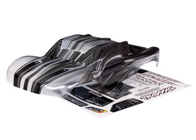 TRA5924, Traxxas Body, Slash 2WD, ProGraphix (also fits Slash VXL &amp; Slash 4X4) (graphics are printed, requires paint &amp; final color application)/ decal sheet