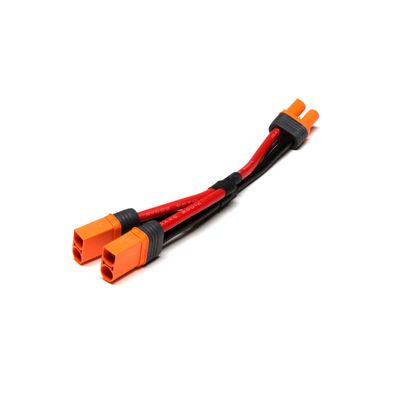 SPMXCA509, Spektrum RC IC5 6&quot; Battery Parallel Y-Harness Connector