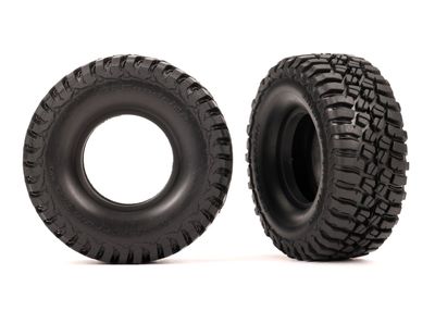(Clearance) TRA9771, Traxxas 1.0&quot; T/A KM3 Tires (2) (TRX-4M)