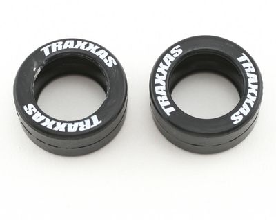 TRA5185, Traxxas Rubber Tires (Wheelie Bar) (2)