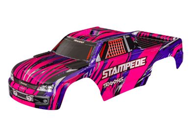 TRA3620A-PINK, Traxxas Stampede 2WD Pink Clipless Body