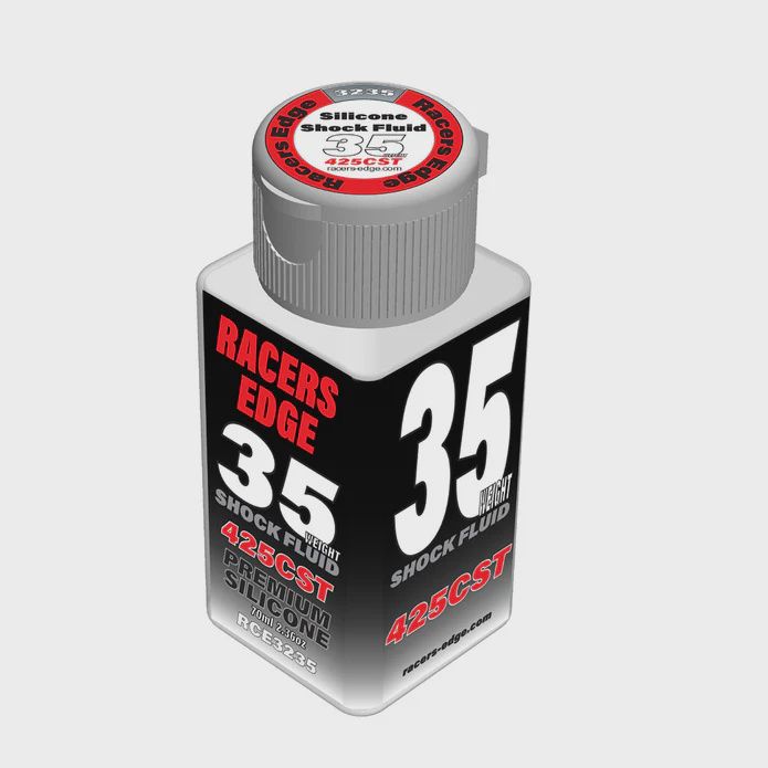 RCE3235, Racers Edge 35 Weight, 425cSt, 70ml 2.36oz Pure Silicone Shock Oil