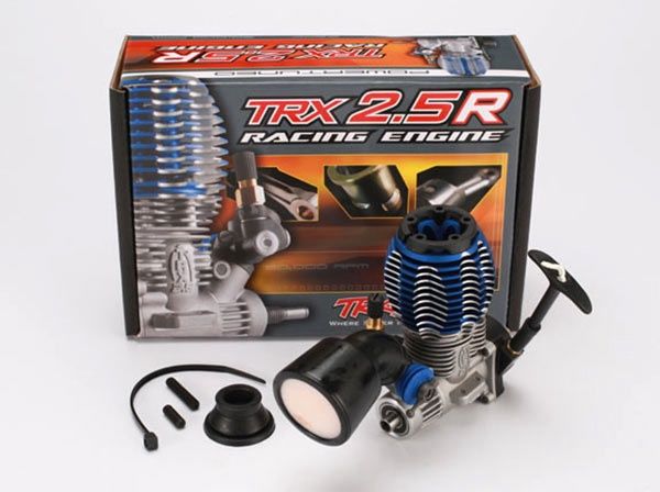 TRA5209R, Traxxas TRX 2.5R Nitro Racing Engine with Multi Shaft &amp; Recoil Starter